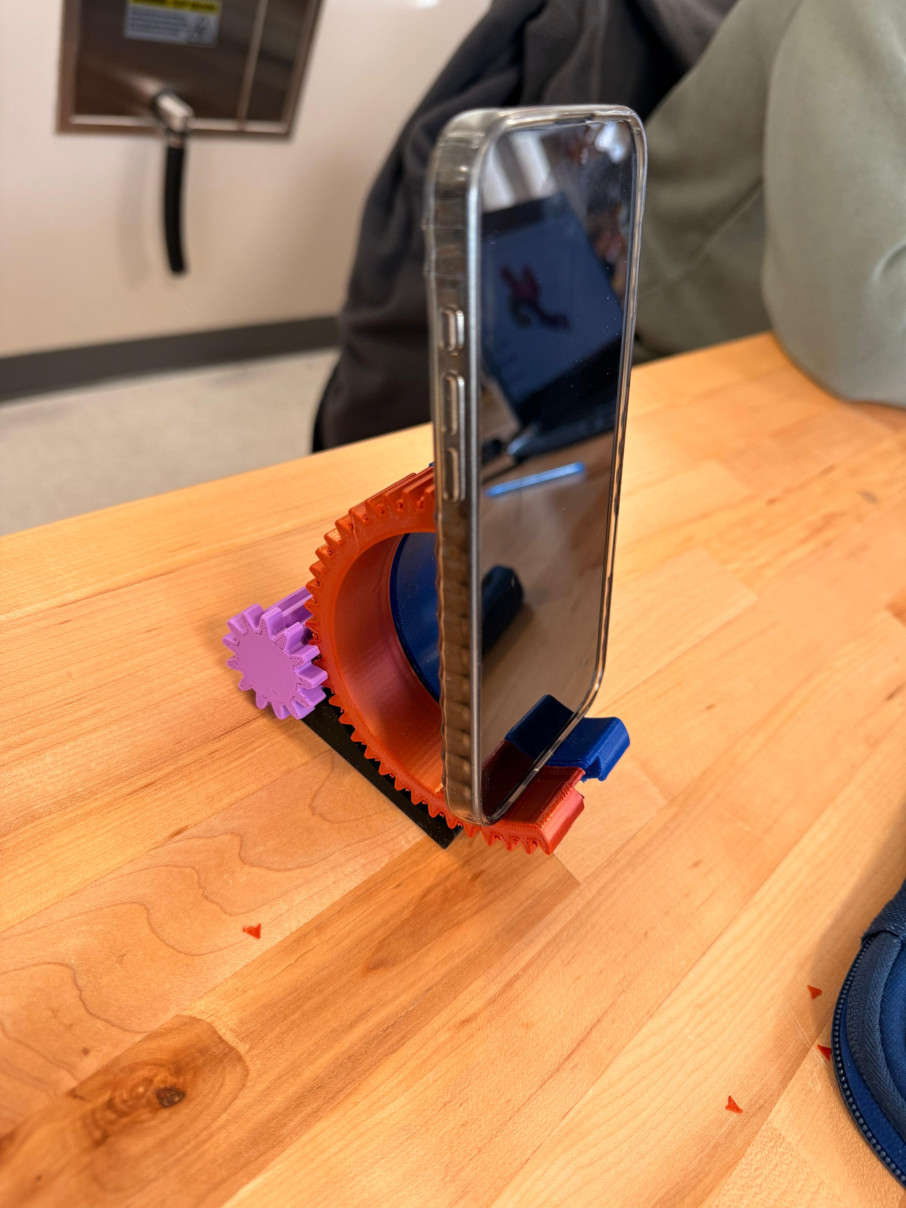 Phone stand front view