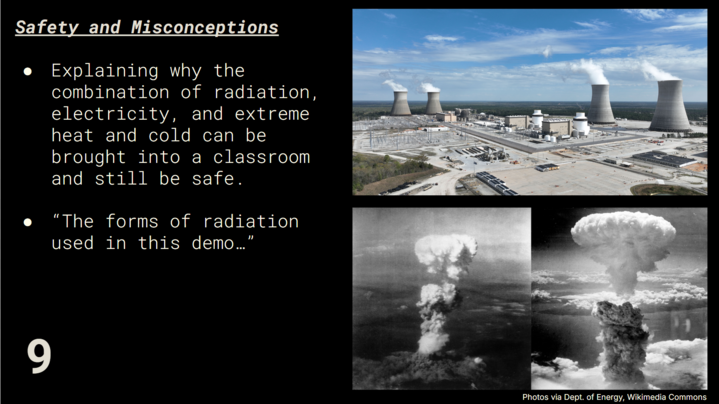 Safety and misconceptions slide